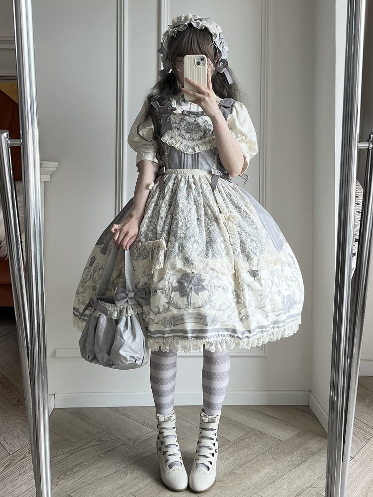 Bag Gray Pink / Hand Blue