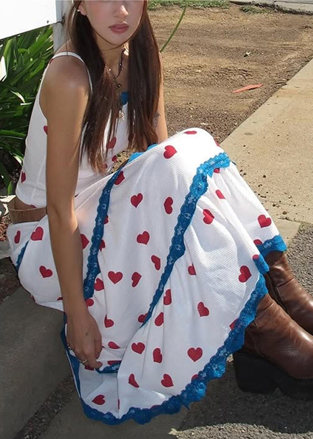 White Maxi Set Print Two Beautiful Vest Summer And Pieces Skirts