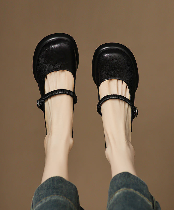 Simple Sheepskin Splicing Slide Sandals Chunky Blue