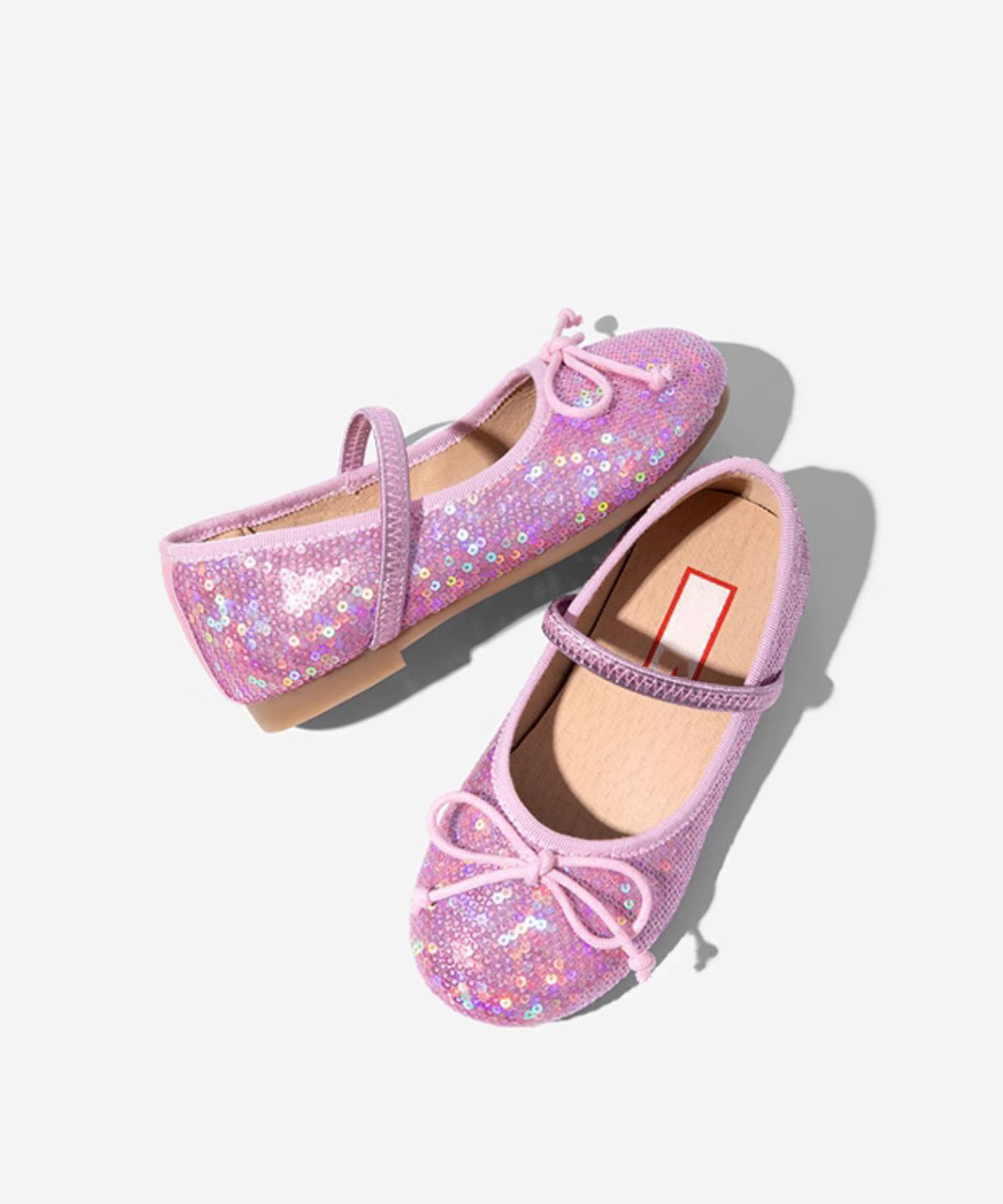 Buckle Flat Boutique Feet Silvery Shoes Kids Strap Bow Sequins