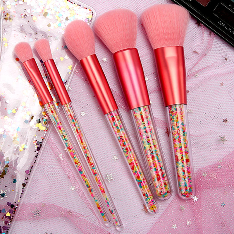 Pink Candy Makeup Brush Set