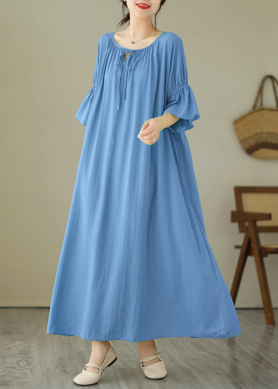 Cute Pink Tie Waist Vacation Maxi Dresses Summer GH1067