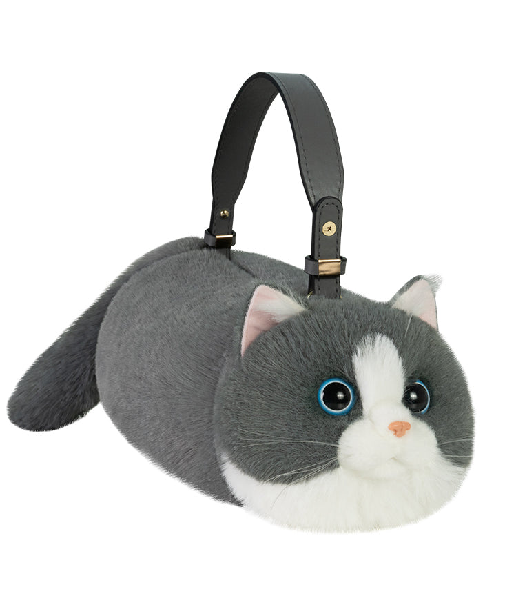 Yellow Cat Fuzzy Creative Cute Bag Shoulder Fur