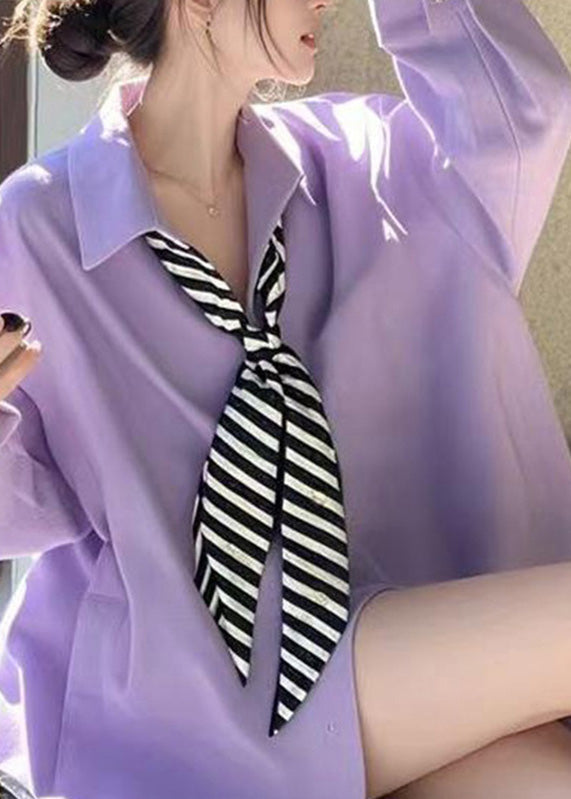 Collar Solid Pan Blue Peter Spring Fashion Shirt