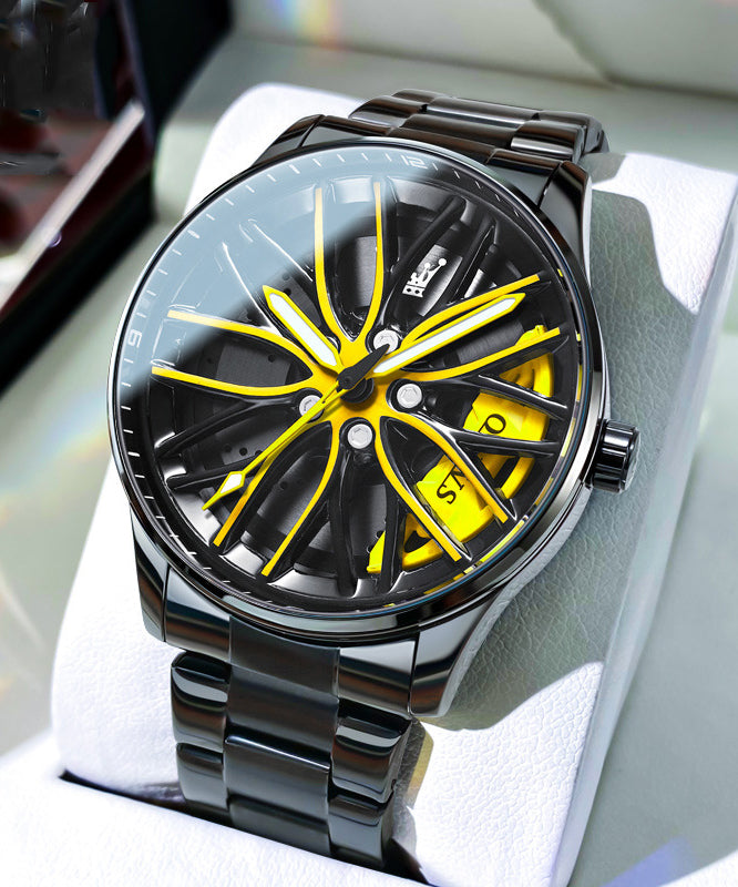 Green Hollow Fashion Alloy Out Steel Stainless Noctilucent