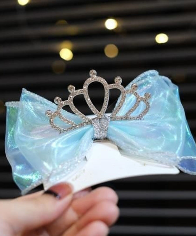 Fashion Purple Alloy Zircon Bow Girls Hairpin YG028