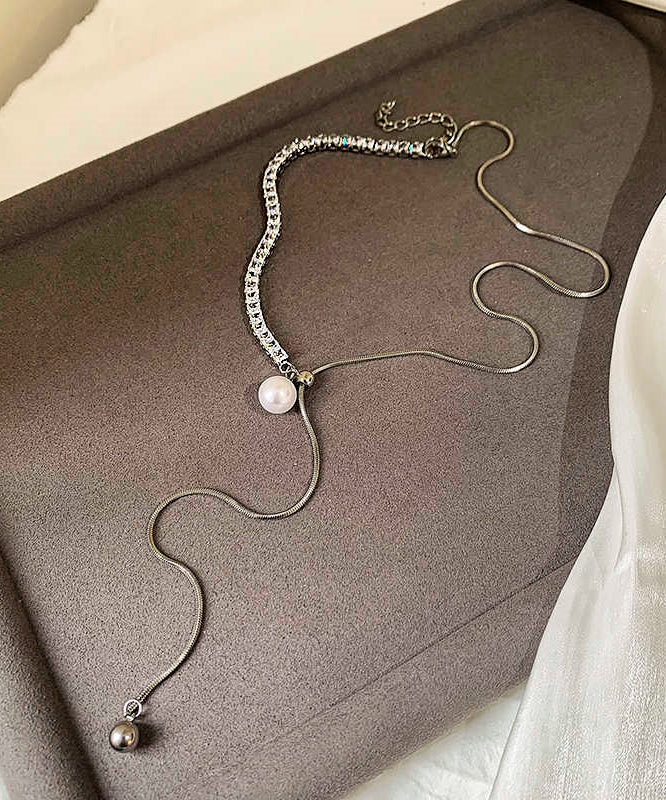 Patchwork Pull Pearl Silk Silver Broken Sterling Fine