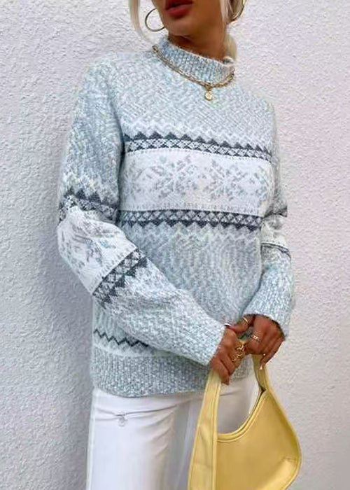 Sweaters Cozy Knit French Striped Spring Pink