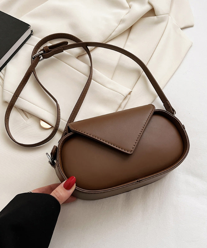 Coffee Bag Crossbody Calf Korean Leather Fashion