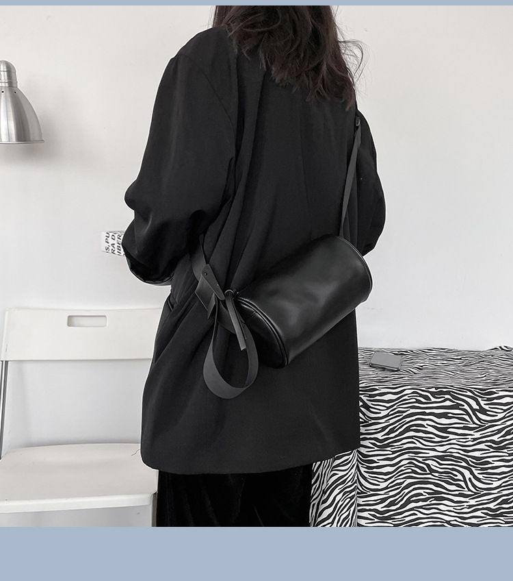 Crossbody Faux Leather Plain Bag