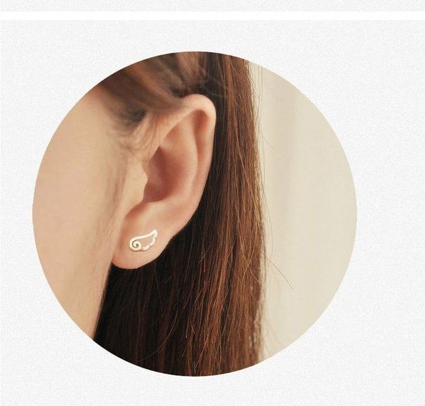 Wings Earring Silver Sterling