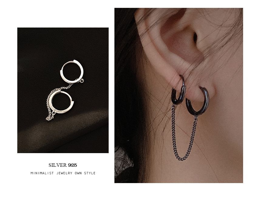 Hoop Double Piercing Earring