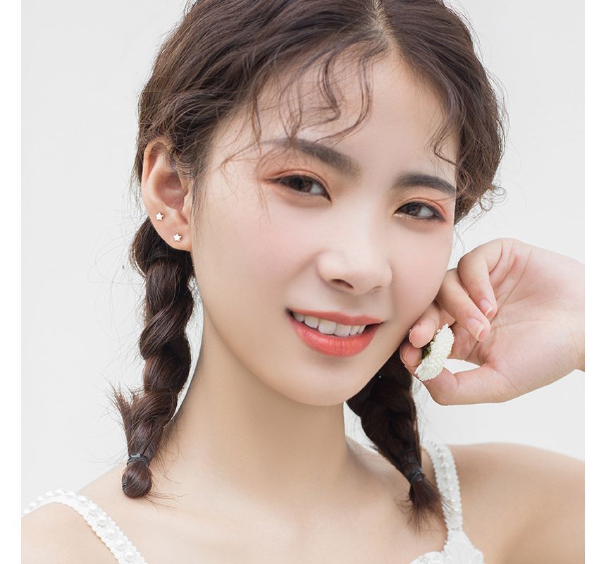 Stud Star Silver Sterling Earring