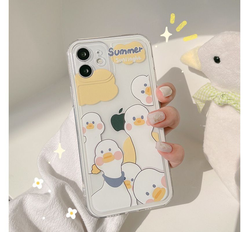 Duck Transparent Case Phone