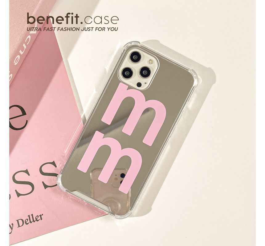 Phone Lettering Case Mirrored