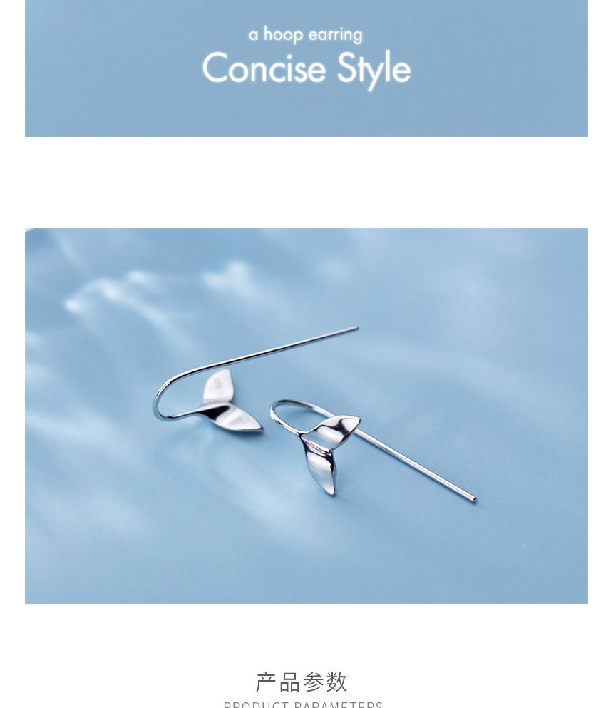 Earring Tail Fish Drop