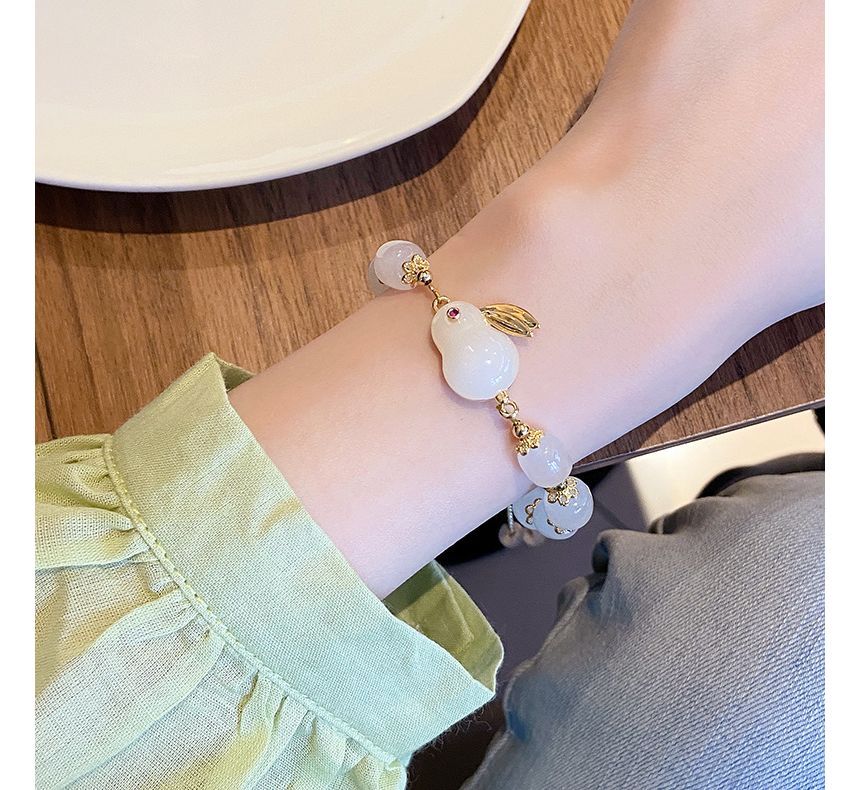 Bead Rabbit Bracelet