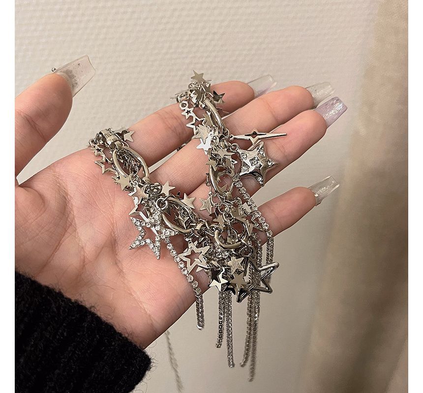 Fringed Alloy Star Choker