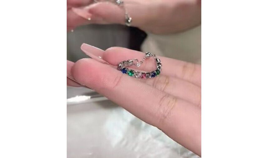Alloy Rhinestone Ring