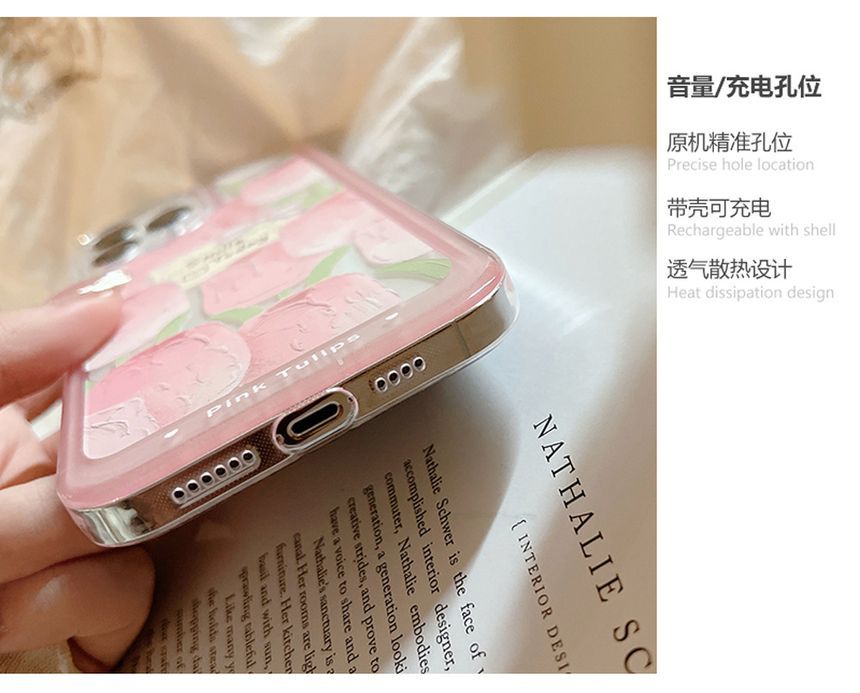Case Transparent Phone Tulip