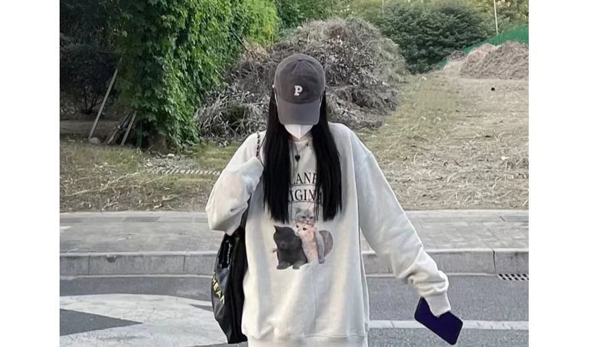 Elastic Waist Plain Flared Pants