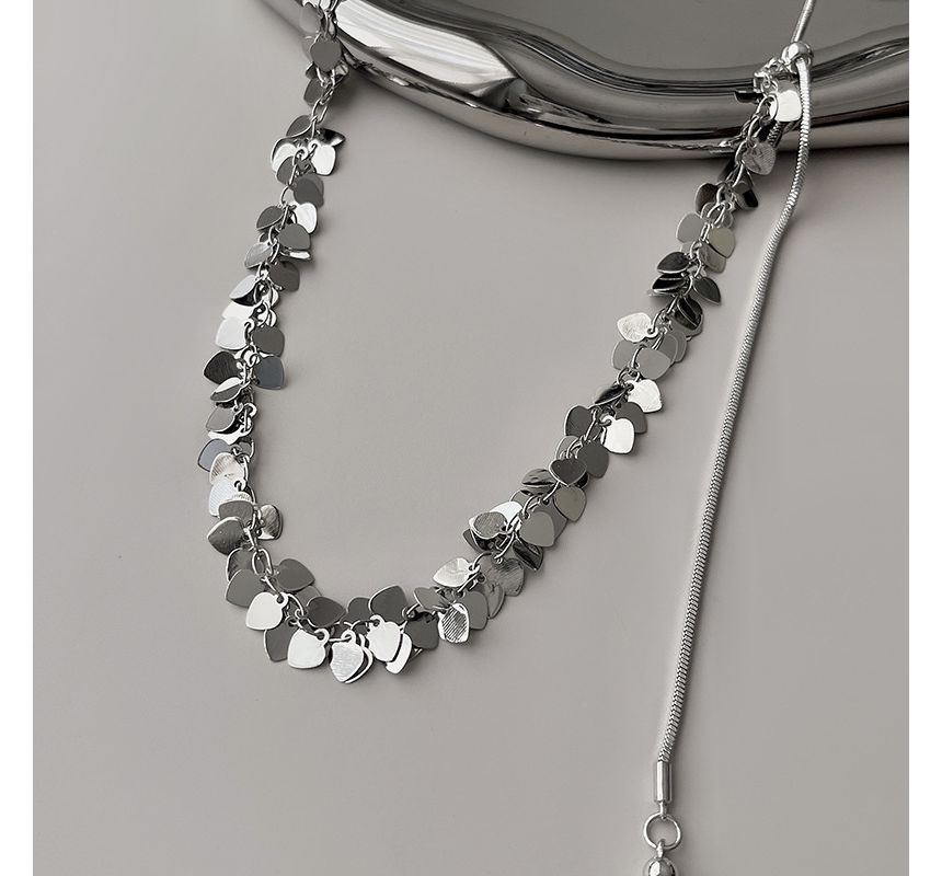 Alloy Choker Heart