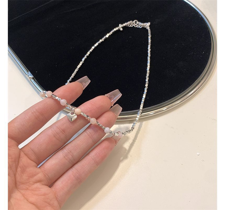 Gemstone Choker Faux Alloy