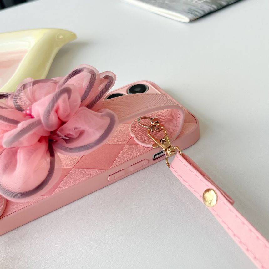 Phone Strap Case Floral