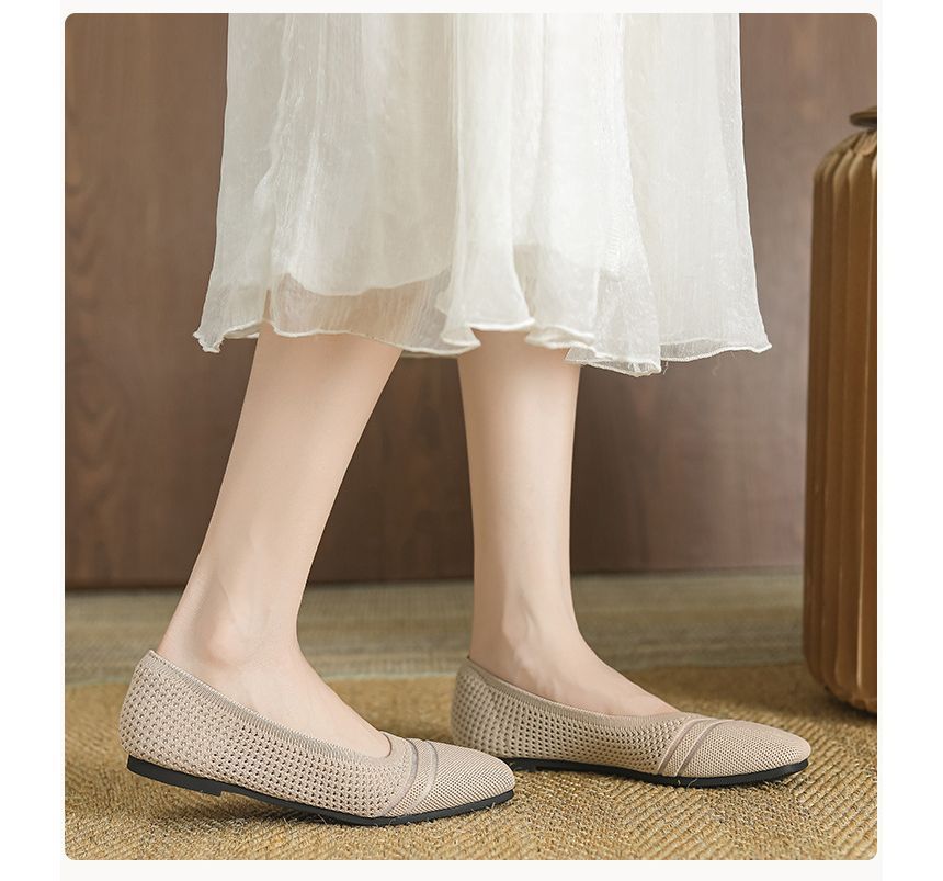 Striped Flats Knit