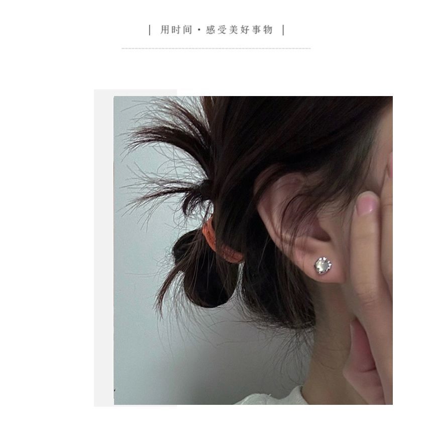 Agate Alloy Earring Stud