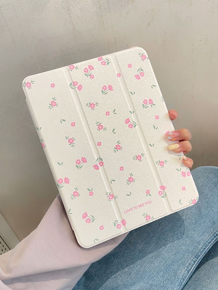 Floral Case Mirrored iPad