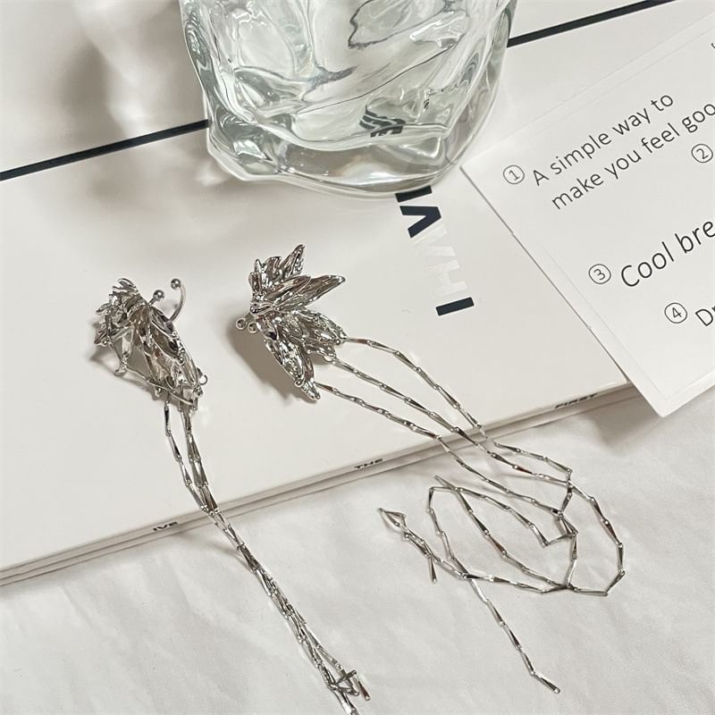 Threader Cuff Butterfly Alloy Earring