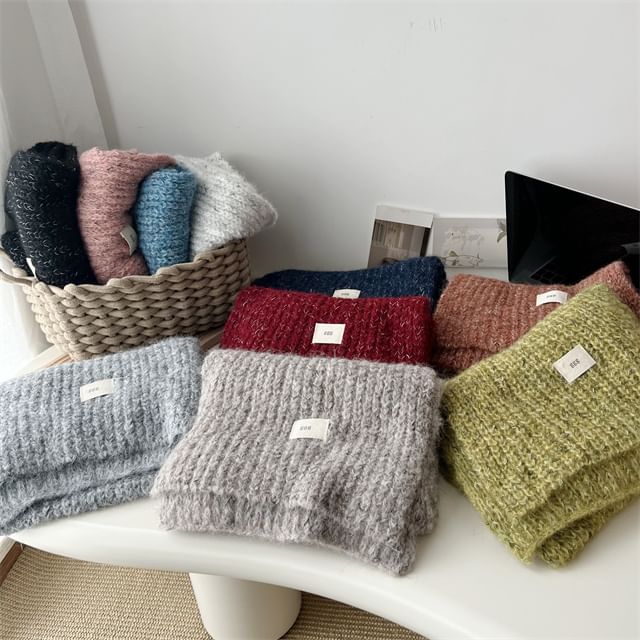 Knit Plain Scarf