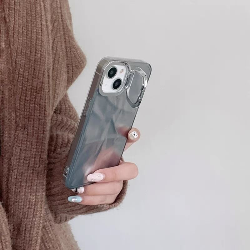 Phone Textured Holographic Stand Case