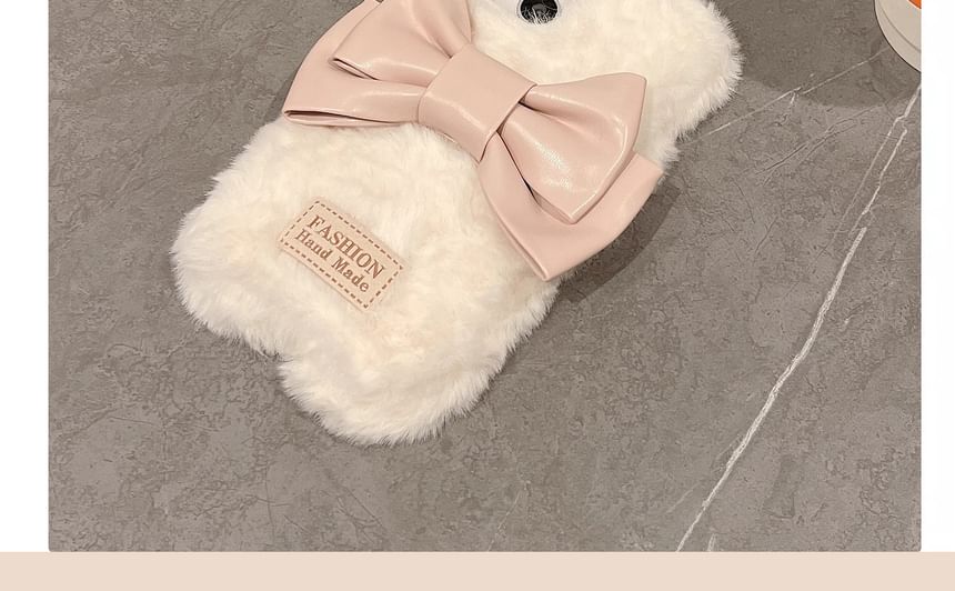 Phone Case Bow Chenille