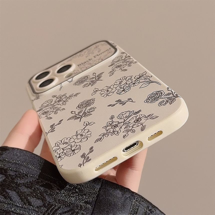 Floral Case Phone