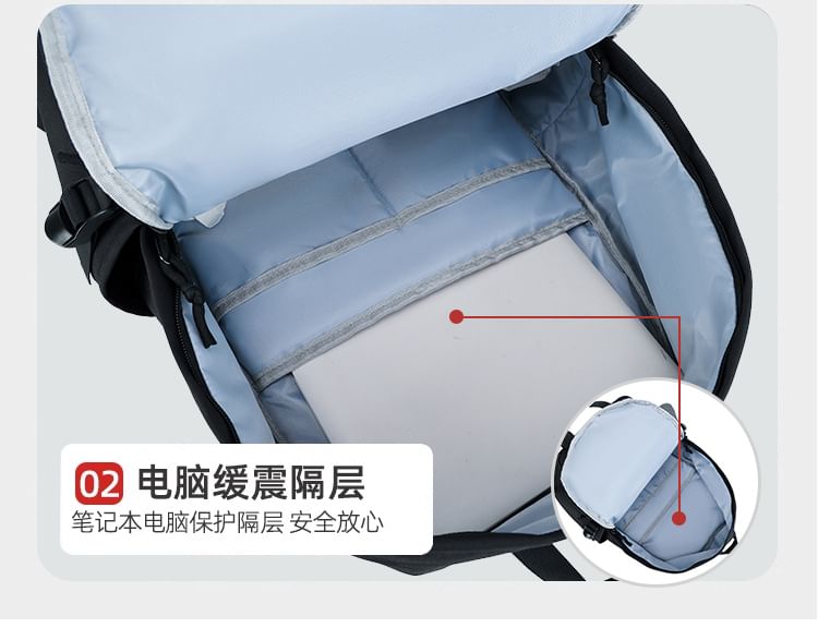 Einfacher Rucksack mit Reißverschluss