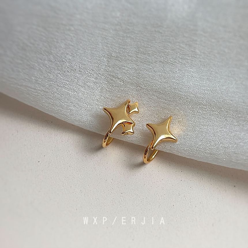 Asymmetrical Ear Cuff Star Alloy