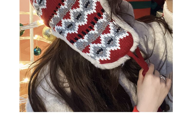 Hat Trapper Patterned