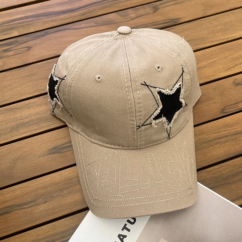 Cap Star Embroidered