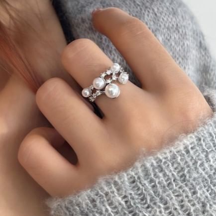 Ring Pearl Faux