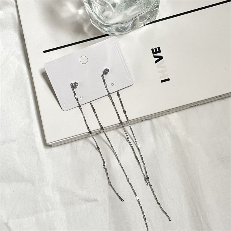 Threader Earring Rhinestone