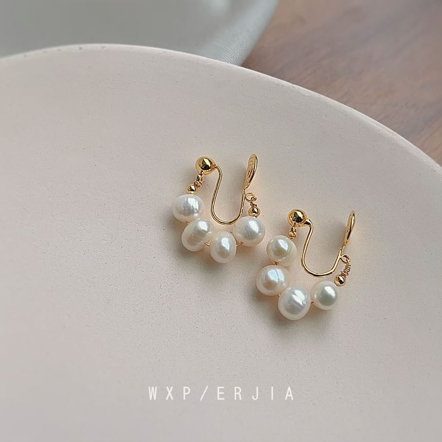 Faux Earring Clip-On Pearl