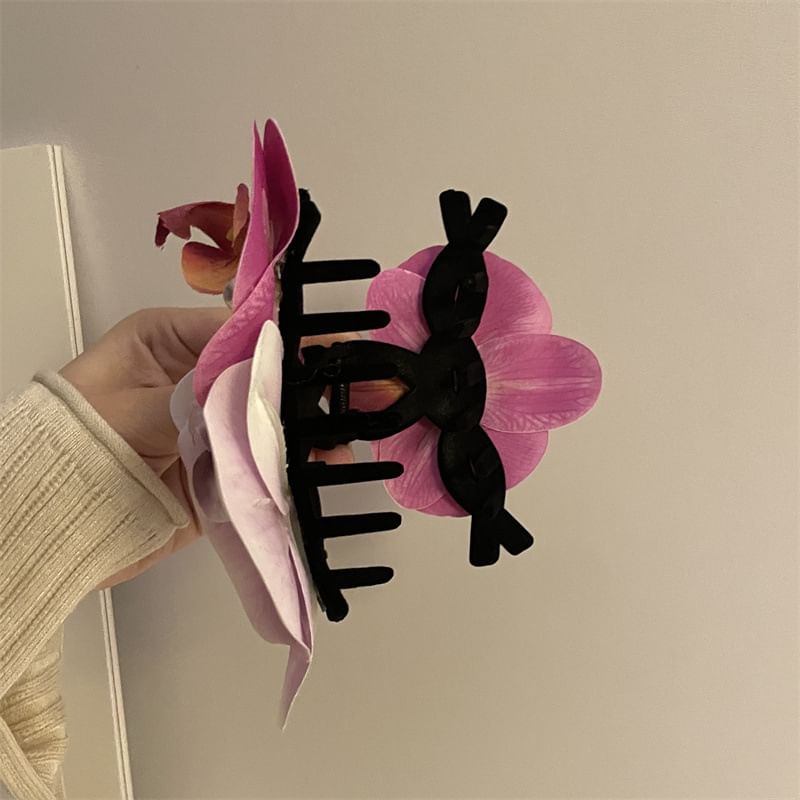 Floral Clamp Fabric Hair