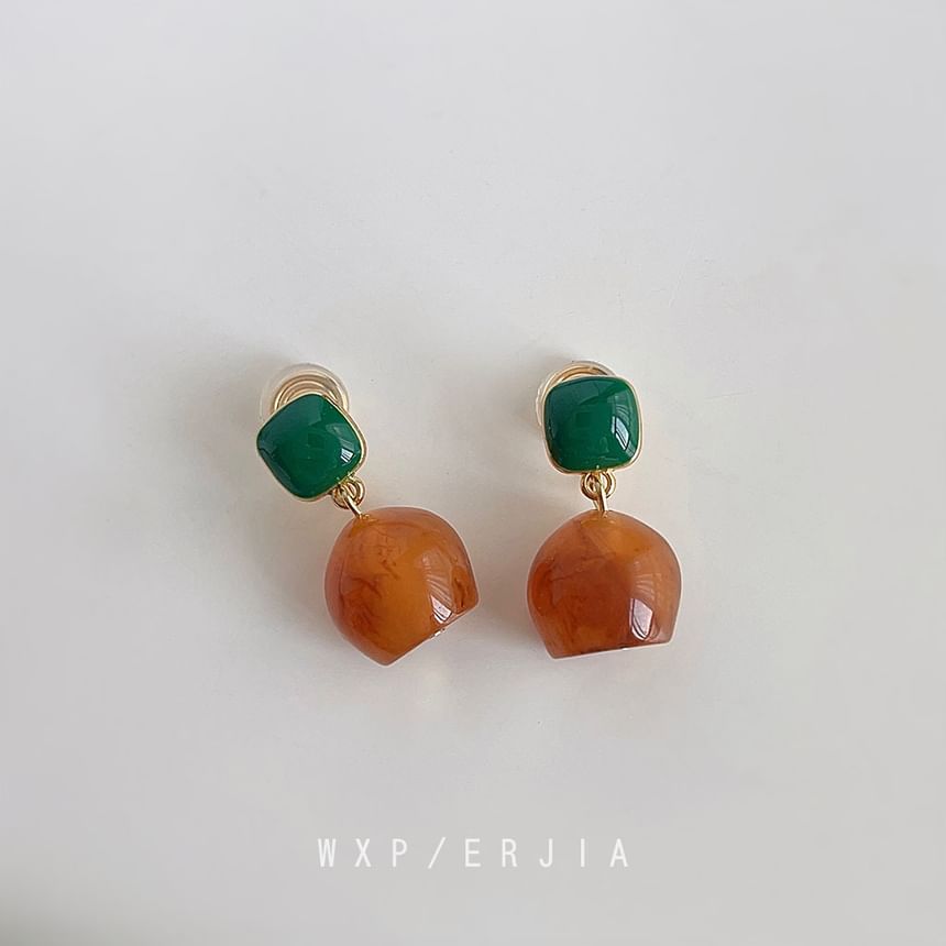 Resin Earring Drop Alloy