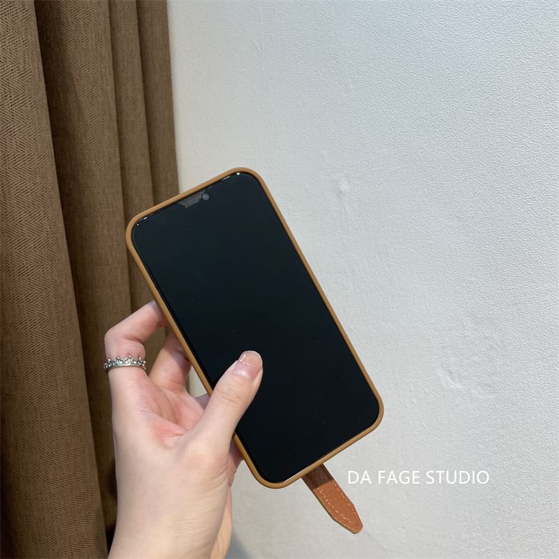 Pearl Strap Faux Case Phone