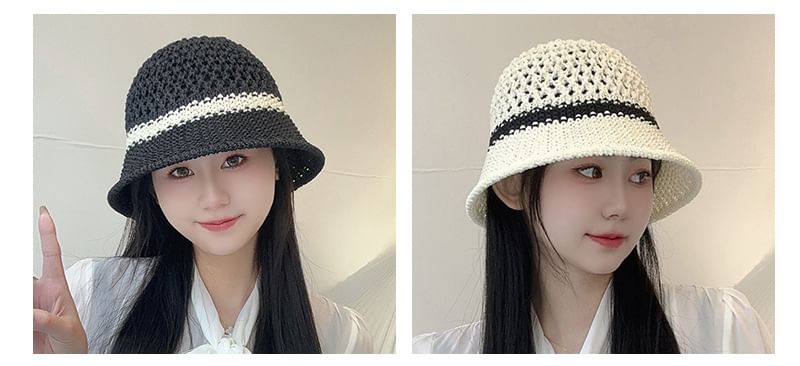 Bucket Straw Foldable Hat
