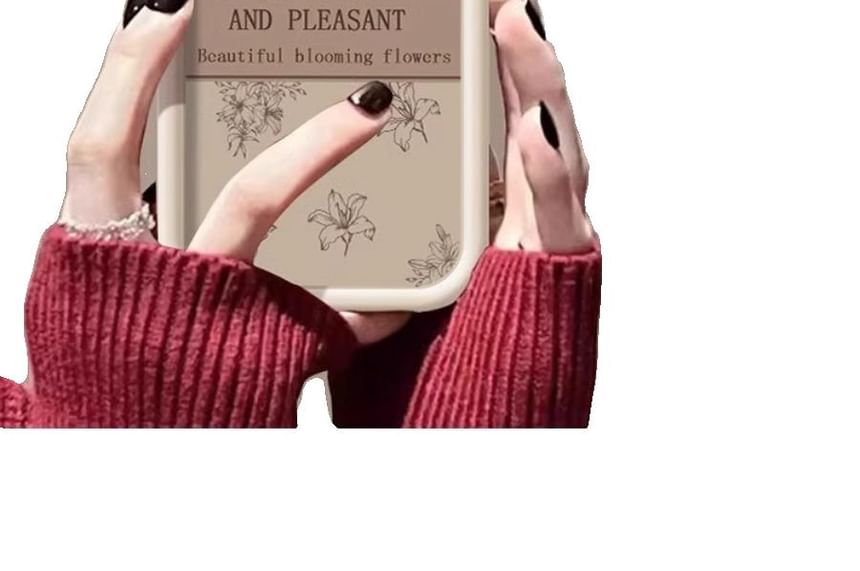 Floral Phone Lettering Case