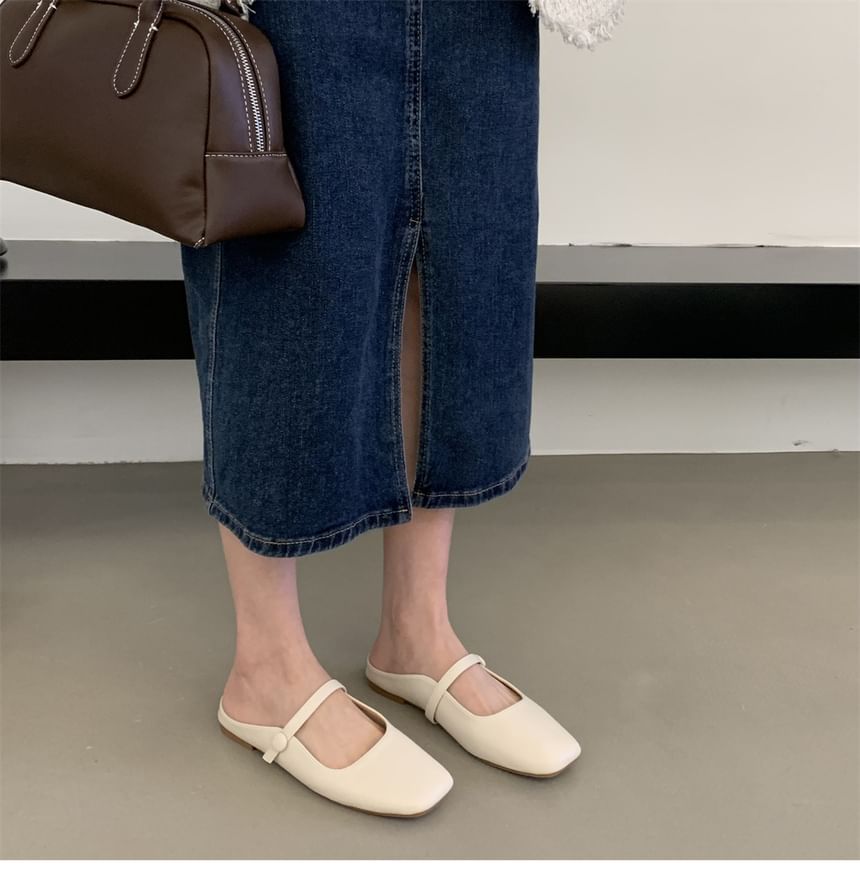 Square Mules Toe