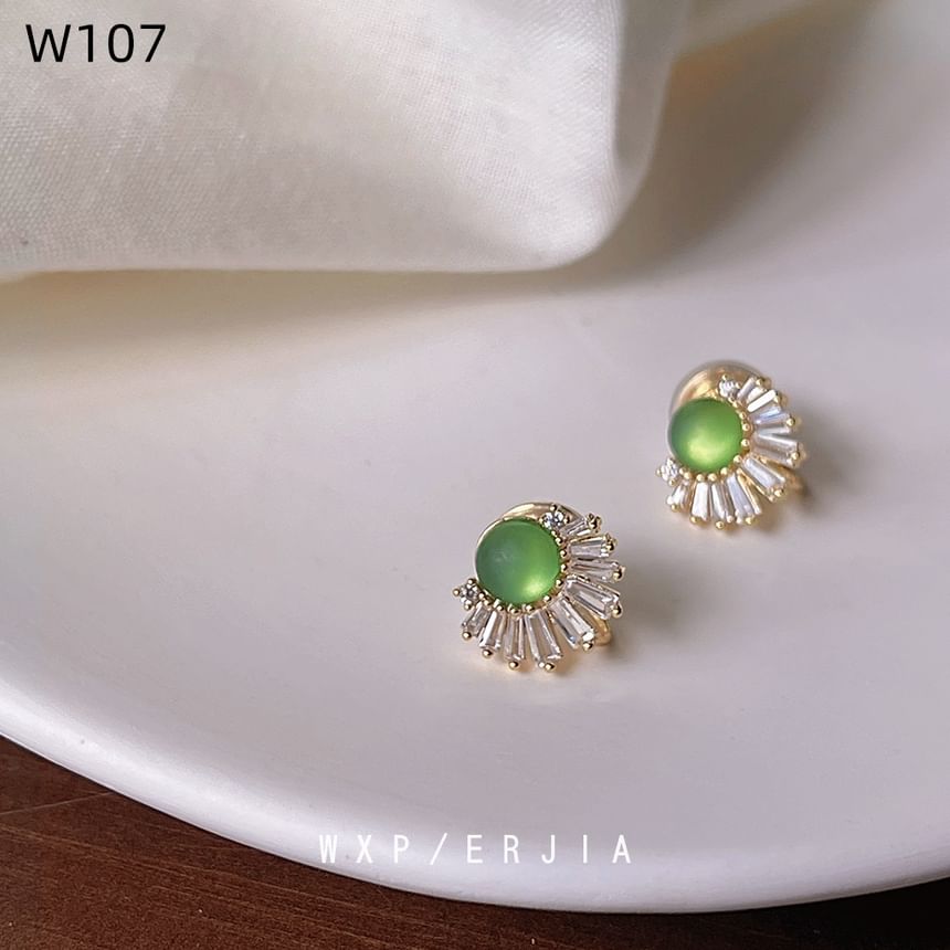 Faux Cuff Gemstone Alloy Rhinestone Ear